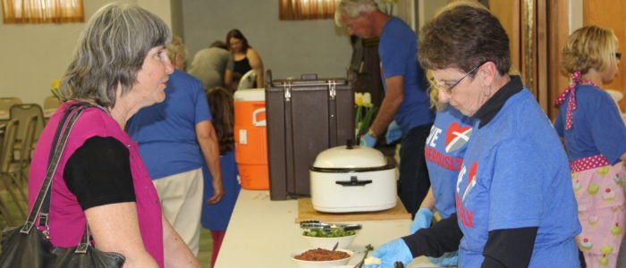 potatoe fundraiser serving at trinity lutheran church